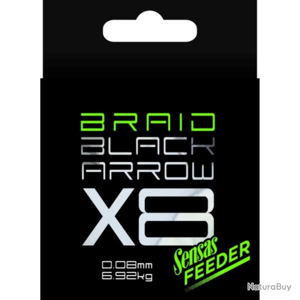 SENSAS BLACK ARROW X8 BRAID 150M SENSAS 0,08mm