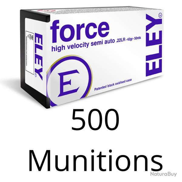 500 Munitions Eley Force Cal.22LR