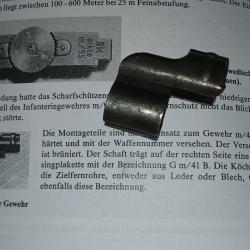 Couvre mire mauser su&eacute;dois m96. 38+41