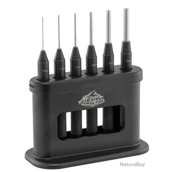 Boite 6 chasses goupilles Acier HRC- GunPowertool