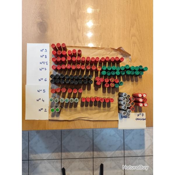 Lot de cartouches cal16