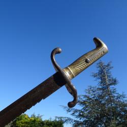 Ba&iuml;onnette Mauser 1871 &agrave; dents de scie.