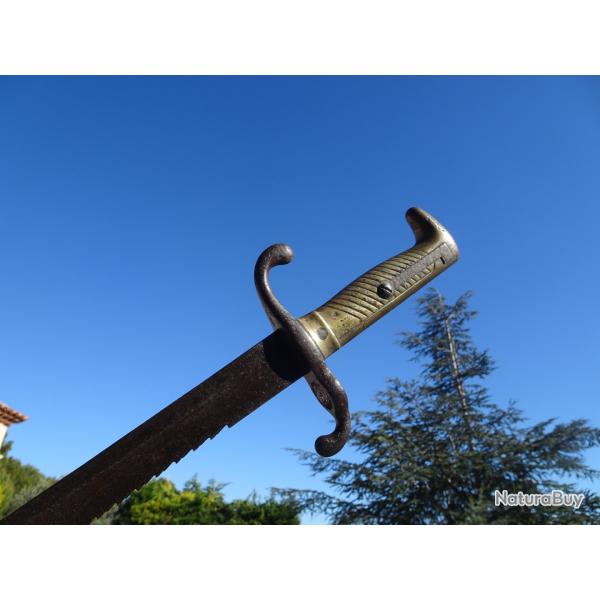 Ba�onnette Mauser 1871 � dents de scie.