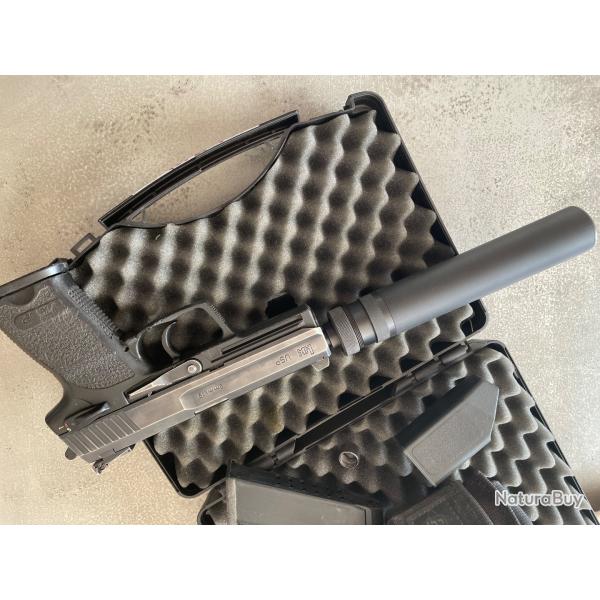 H&k usp sd avec silencieux B&TR�glementaire fran�ais