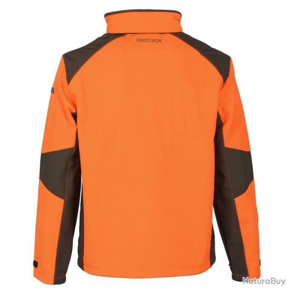 Blouson Percussion SOFTSHELL kaki/orange 3XL