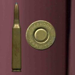 .242 Vickers Nitro Express - RARE cartouche anglaise - marquage : KYNOCH 242 - &eacute;tui 61 mm