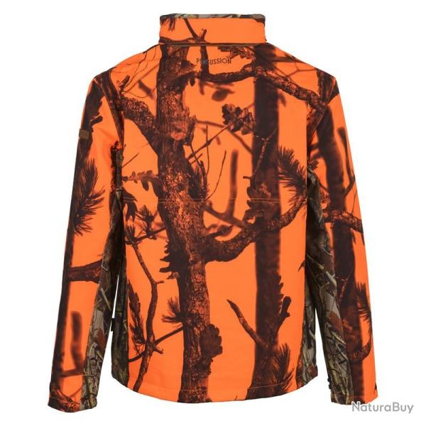 BLOUSON CHASSE Percussion SOFTSHELL GHOST S GHOSTCAMO BLAZE