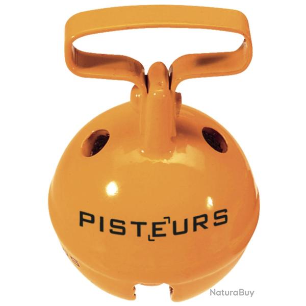 Grelot Pisteurs laiton orange diam�tre 33mm passant 27mm