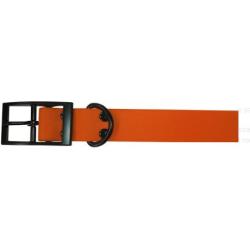Collier Pisteurs PVC orange 65cm x 25mm