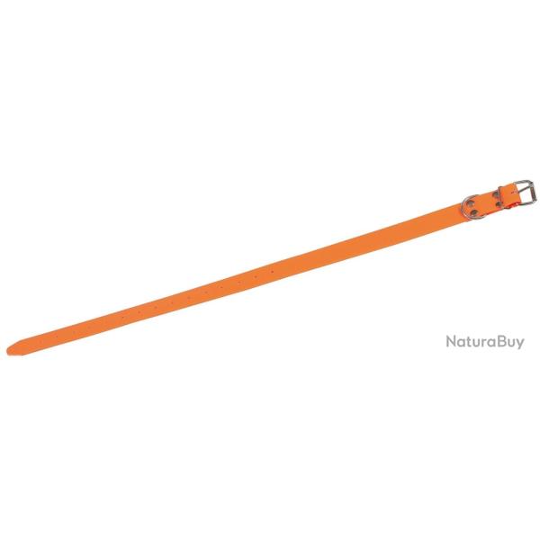 Collier Pisteurs PVC orange 65cm x 25mm