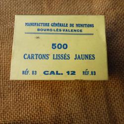 Cartons liss&eacute;s calibre 12