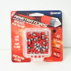 2 boites de 100 Crosman Penetrators cal. 5,5