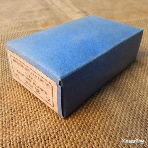 Bo�te MGM de 500 cartons blancs liss�s calibre 12