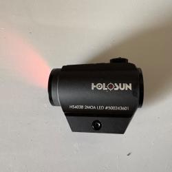 Point rouge HOLOSUN (comme neuf )