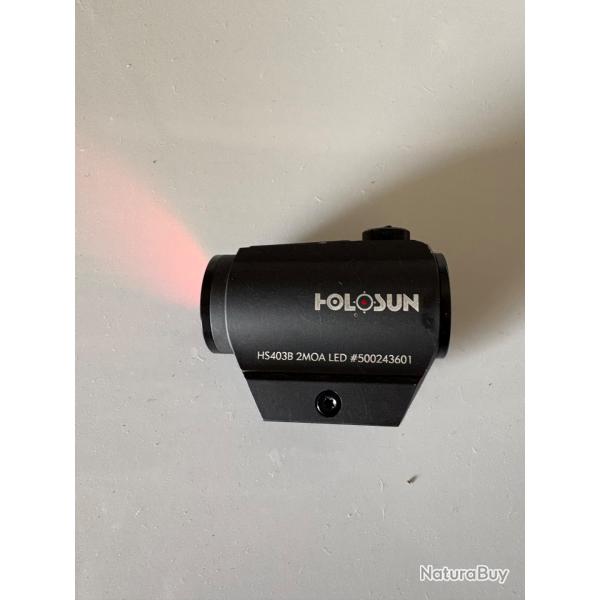 Point rouge HOLOSUN (comme neuf )