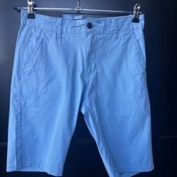 short homme bleu EDO JEAN neuf destockage chasse enchere