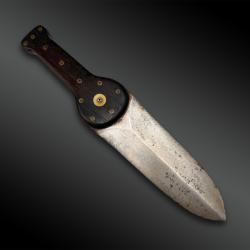 COUTEAU - Indiens des Plaines, R&eacute;gion des Grands Lacs, Am&eacute;rique du Nord - XIX&egrave;me si&egrave;cle