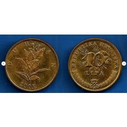 Croatie 10 Lipa 2005 Piece Plante