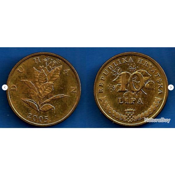 Croatie 10 Lipa 2005 Piece Plante
