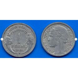 France 1 Franc 1948 B Morlon Piece Aluminium De Francs
