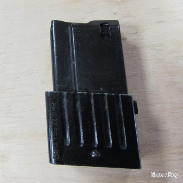 Chargeur ERMA ESG (type USM 1), calibre 22 Magnum, 5 coups
