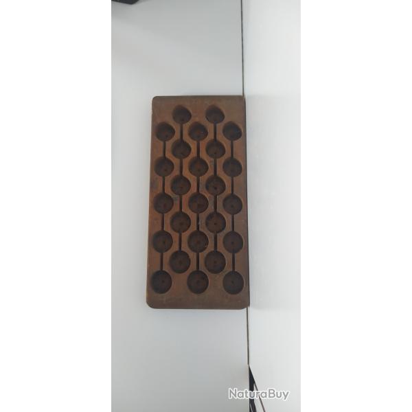 planchette  pour fabrication cartouches calibre 16
