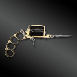 Revolver &agrave; syst&egrave;me Dolne appel&eacute; &laquo; Apache &raquo; - Li&egrave;ge, Belgique - 1869-1870