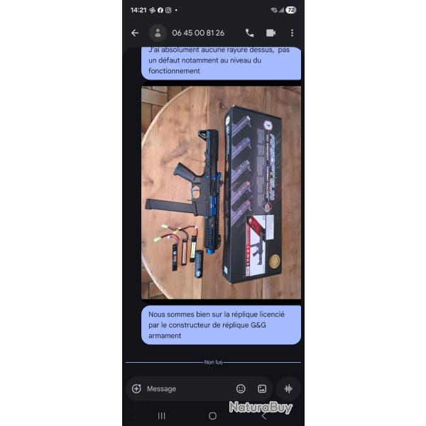 G&G ARP9 CM16 AEG - �tat neuf - Tr�s peu utilis�e + accessoires