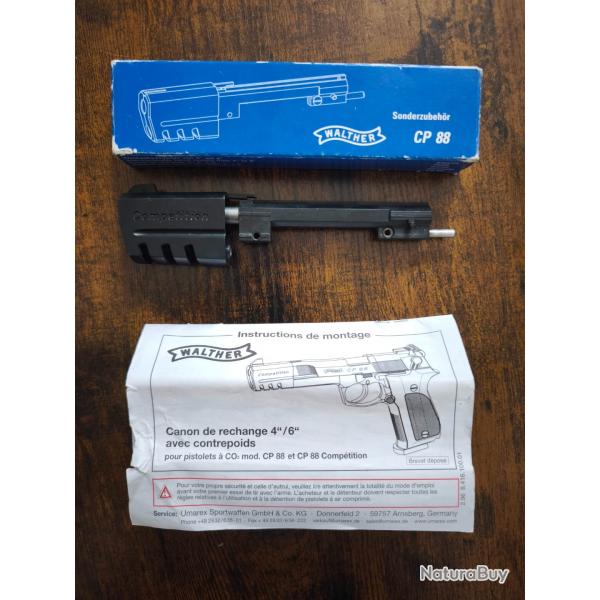 Conversion canon 6" pour Walther CP88 cal 4.5
