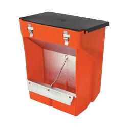 Mangeoire tr&eacute;mie plastique 2 compartiments 2kg - Lapins - NOVITAL