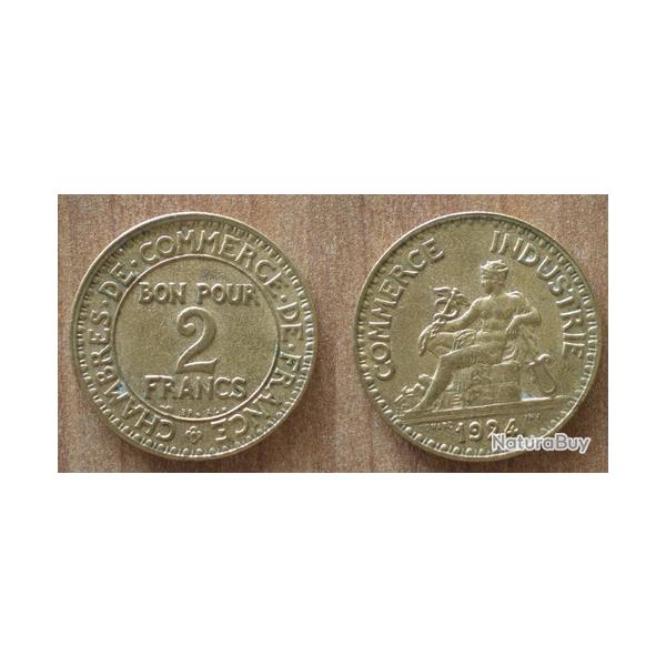 France Bon Pour 2 Francs 1924 Chambre Commerce Et Industrie Chambres