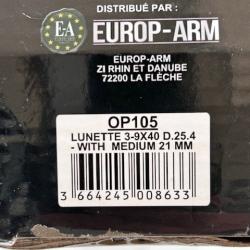 lunette RTI 3-9 x40 avec montage