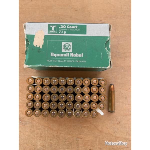 Bo�te de cartouches cal 30.court.