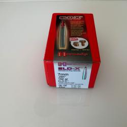 Bo&icirc;te de 100 balles Hornady ELDX 7mm 162grs pour la chasse