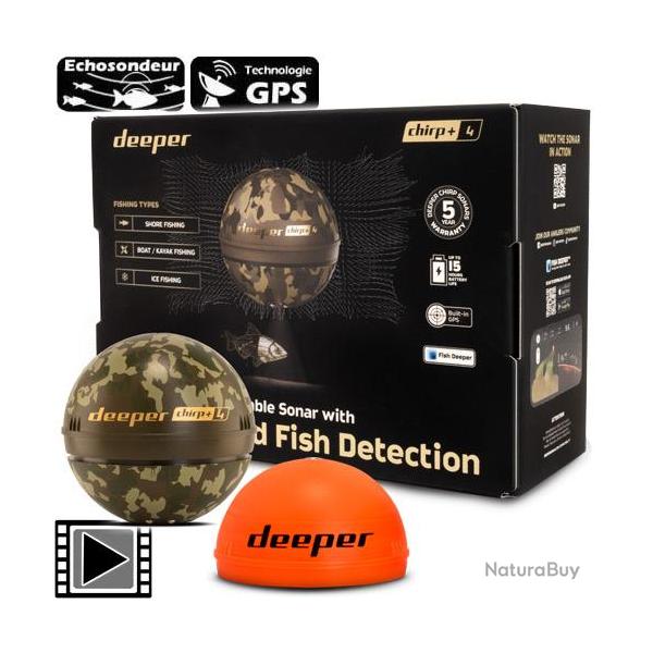 Sondeur GPS Deeper CHIRP 4+