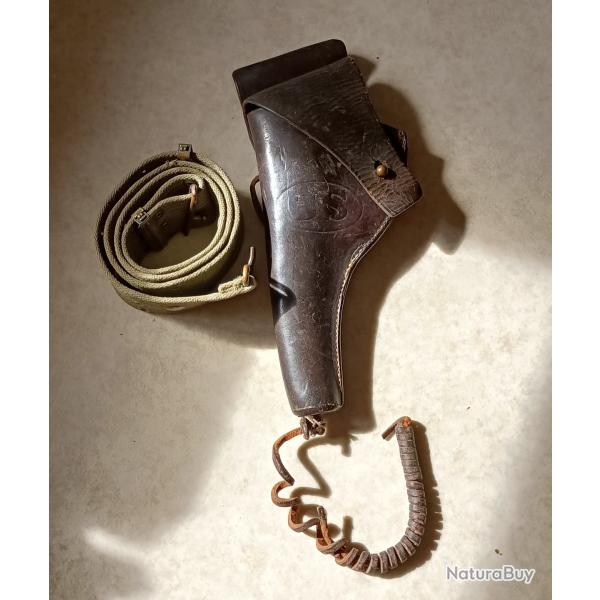 Holster us en cuir 1918Arme non incluse