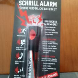 ALARME SONORE 110 DECIBELS  RECHARGEABLE  DEFENSE ET PROTECTION INDIVIDUELLE