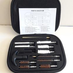 Kit nettoyage multi-calibres 22 - 45