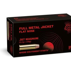 Cartouche Geco Cal.357 Mag FMJ 158Grs