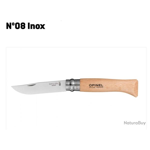 Opinel Couteau en inox N�08
