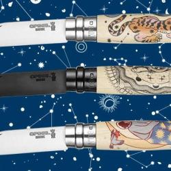 Pack de 3 Opinel N&deg;8 &Eacute;dition Cosmos - Collection Artiste Exclusive