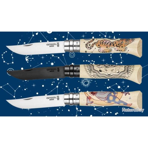Pack de 3 Opinel N�8 �dition Cosmos - Collection Artiste Exclusive