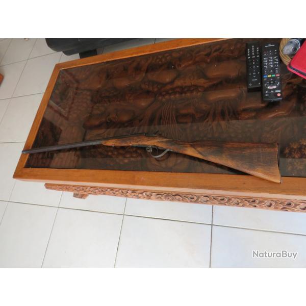 Tr�s ancienne carabine � syst�me 6mm