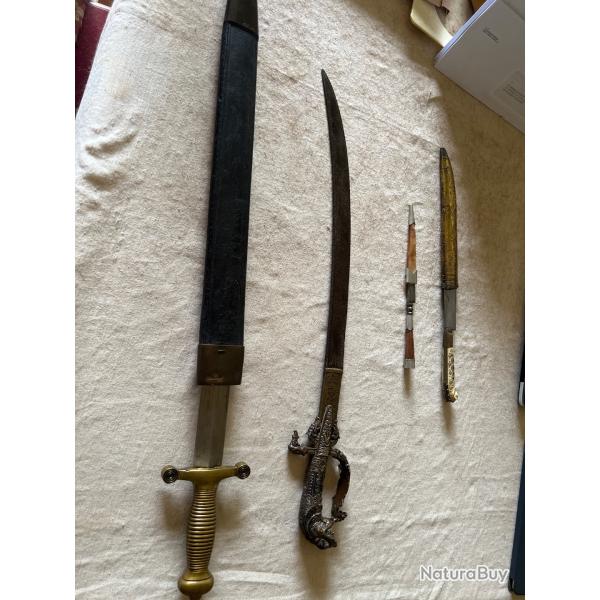 Couteaux glaises collection