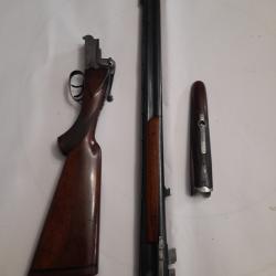 Fusil Simon suhl mod&egrave;le superpos&eacute; cal 12/70