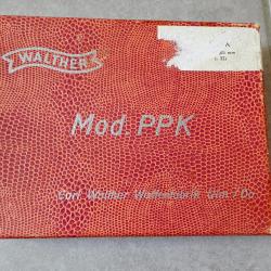 Boite (vide) pour pistolet Walther PPK