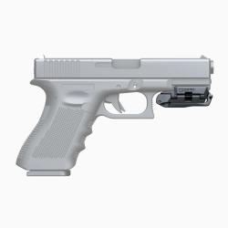 Holster GZero Micro Clip IWB Glock 43/43X/48 Noir Gaucher