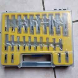 Coffret 150 forets m&eacute;taux HSS 0.4 &agrave; 3.2mm pour mini perceuse type DREMEL ou autre NEUF