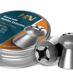 PLOMBS H&N , BARACUDA 0,62G , CALIBRE: 4,5mm. Boite de 400pcs.