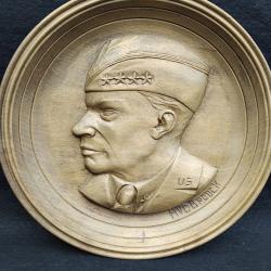 sculpture ancienne G&eacute;n&eacute;ral Einsenhover WW2